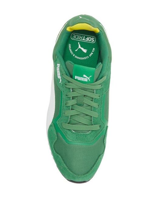 PUMA Green Softride St Miler Sneaker for men