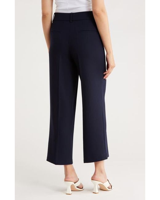 Amanda + Chelsea Blue Wide Leg Crop Pants