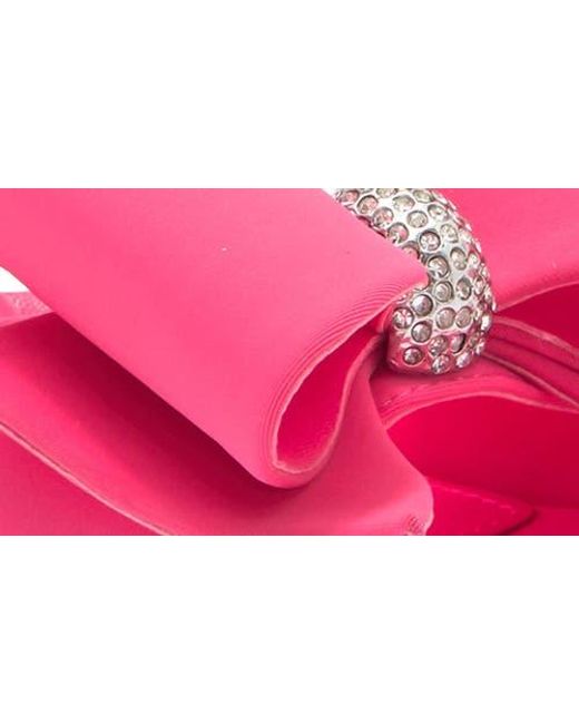 Steve Madden Pink Aerin Bow Platform Sandal