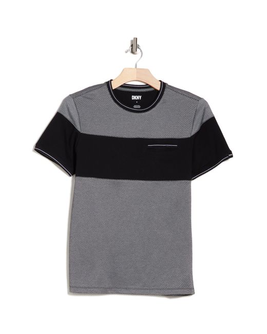 DKNY Black Kane Cotton Blend T-shirt for men