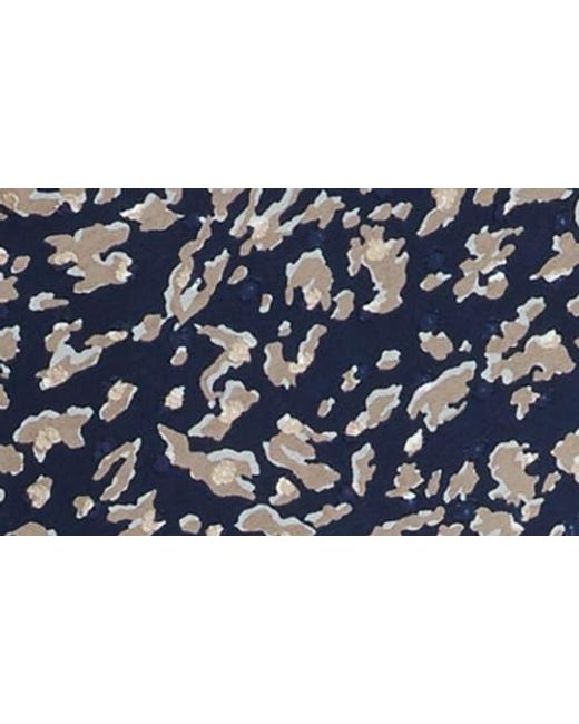 Willow Blue Amelie Animal Print Minidress