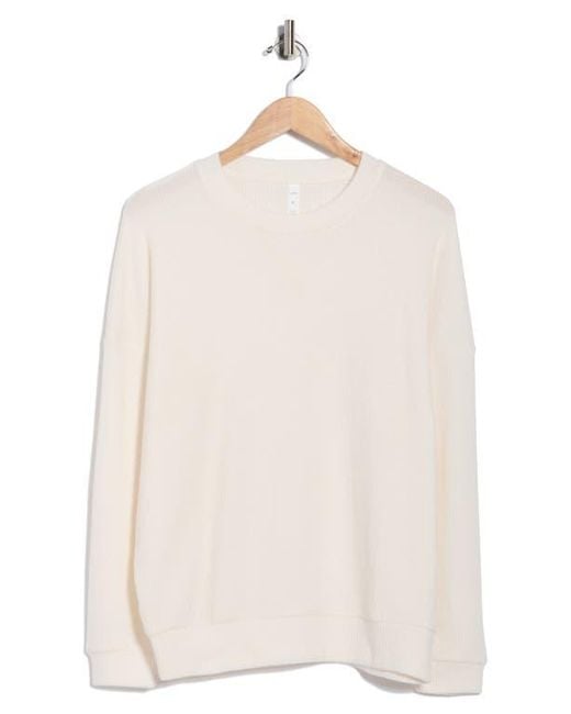 X By Gottex Natural Crewneck Sweatshirt
