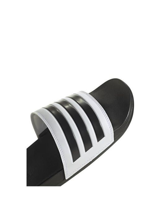 Adidas White Gender Inclusive Adilette Comfort Sport Slide Sandal