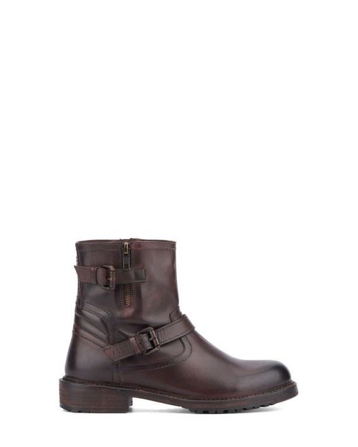 Vintage Foundry Brown Umay Moto Boot