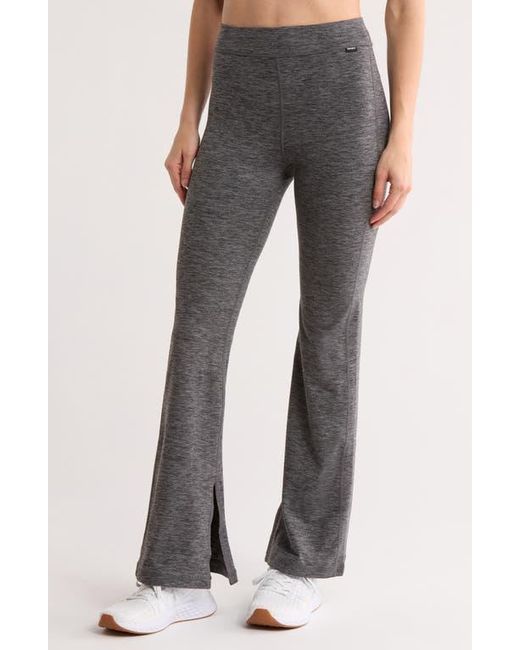 DKNY Gray Vent Flare Leggings