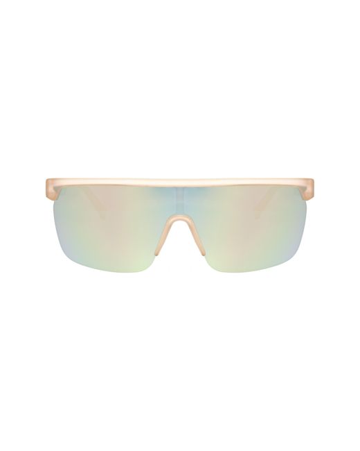 Hurley Multicolor 63mm Semi Rim Shield Polarized Sunglasses