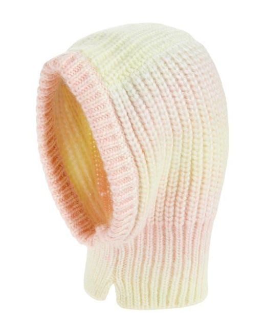 Tasha White Knit Balaclava