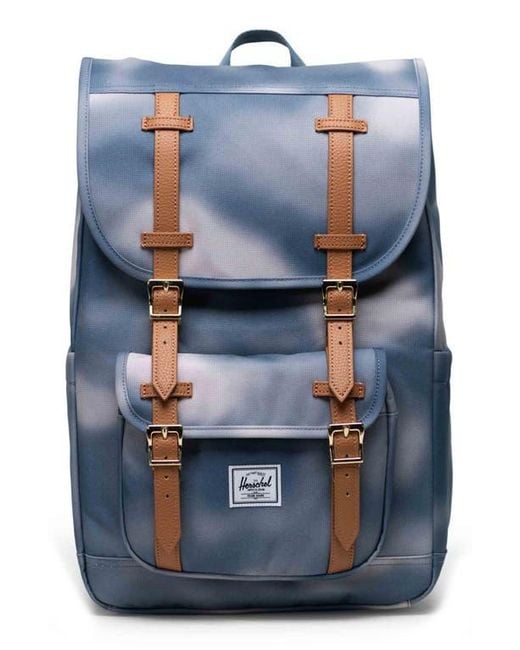 Herschel Supply Co. Blue Little America Recycled Polyester Mid Backpack