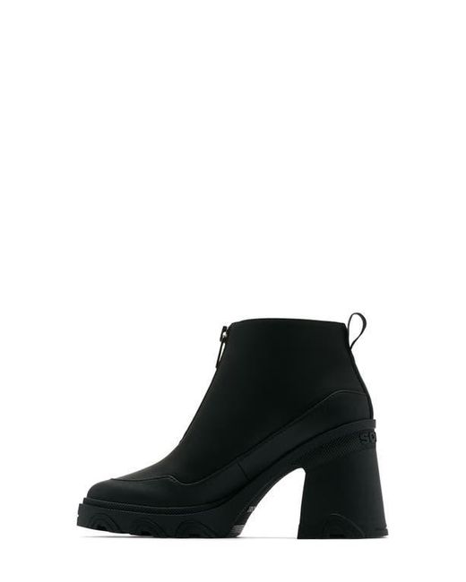 Sorel Black Brex Bold Waterproof Front Zip Bootie