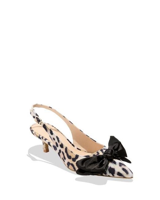 Jack Rogers Black Debra Slingback Pointed Toe Pump
