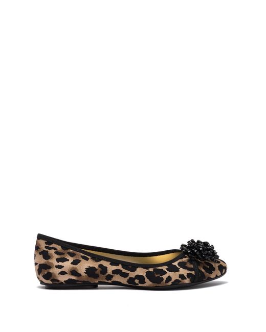 animal print flats wide width