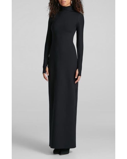 Commando Black Long Sleeve Turtleneck Dress