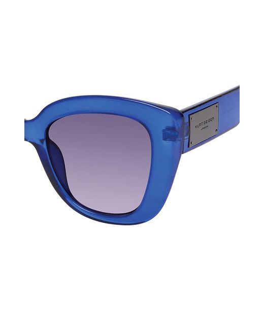 Kurt Geiger Blue 52mm Cat Eye Sunglasses