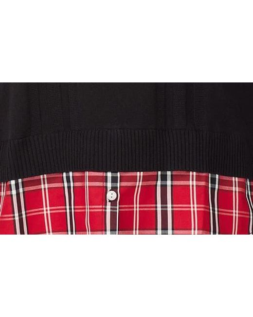 Foxcroft Black Layered Sweater