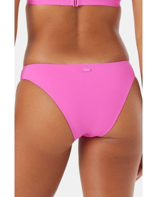Roxy Purple Sd Beach Classics Moderate Bikini Bottoms