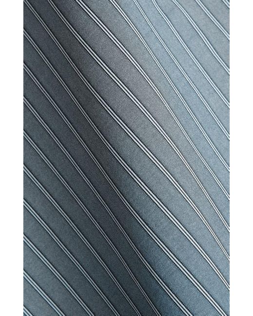 Rhone Blue Commuter Pro Slim Fit Button-Up Shirt for men