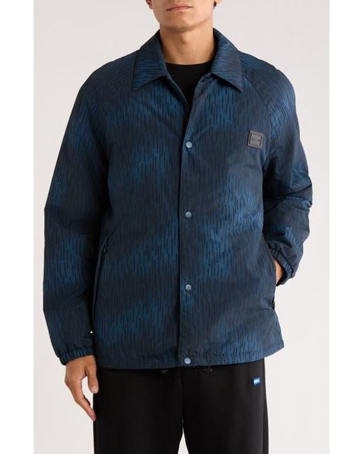 HUGO Blue Byle Snap Jacket for men