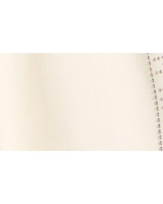 Palm Angels Natural Studded Drawstring Shorts for men