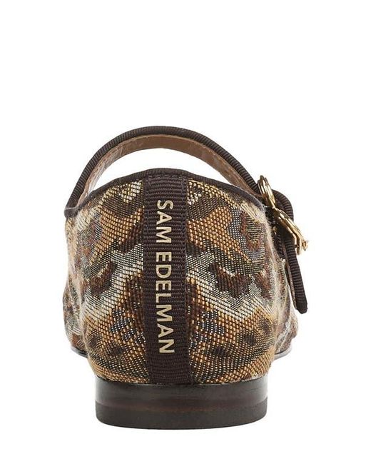 Sam Edelman Brown Michaela Mary Jane Flat