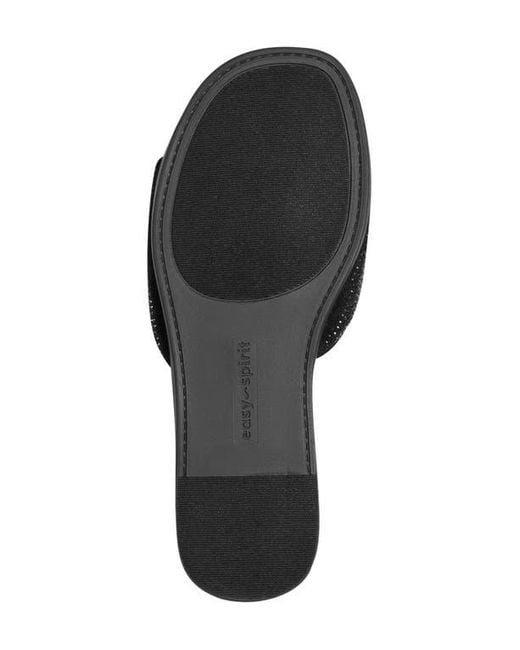 Easy Spirit Black Setorin 2 Slide Sandal