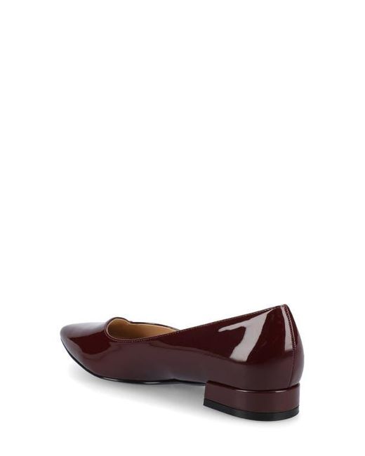 Journee Collection Brown Carmin Pointed Toe Flat