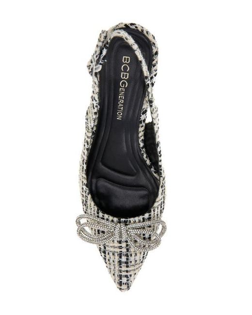 BCBGeneration Metallic Donna Slingback Pump