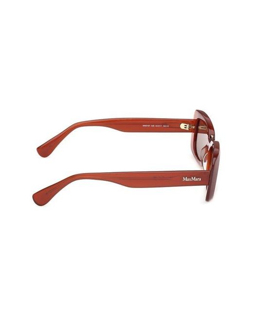 Max Mara Red 53Mm Rectangular Sunglasses for men