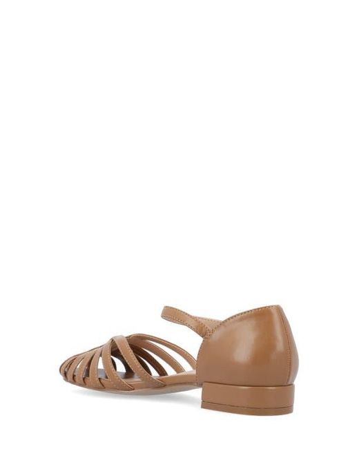 Journee Collection Natural Joannah Flat