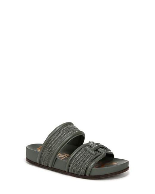 Sam Edelman Green Rowan Platform Slide Sandal