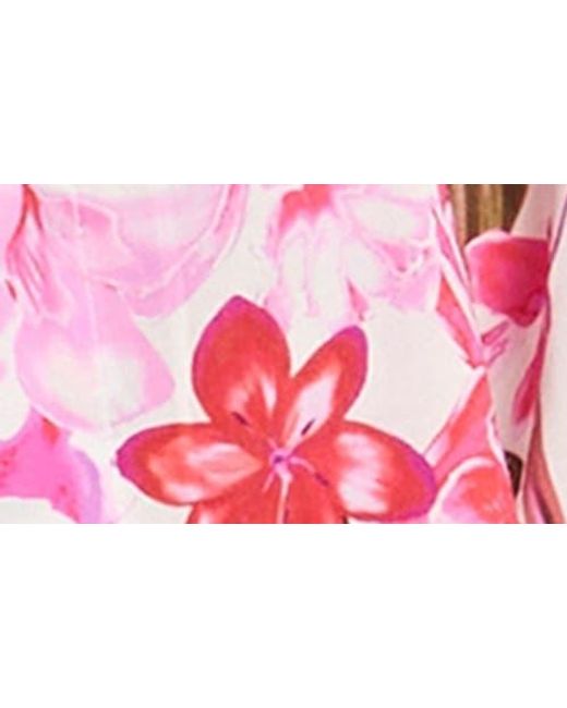 Sea Level Pink Isla Beach Oversize Cover-Up Shirt