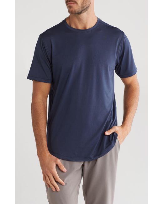 Kenneth Cole Blue Crewneck Active T-shirt for men