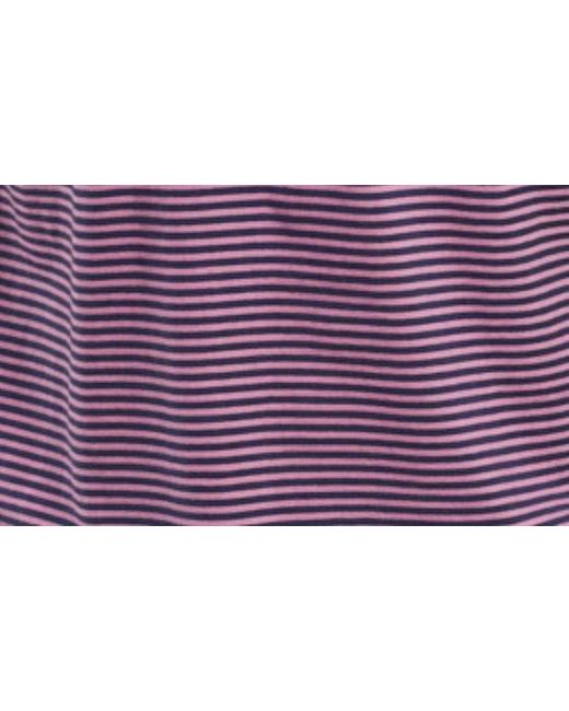 Armor Lux Purple Heritage Stripe T-shirt for men
