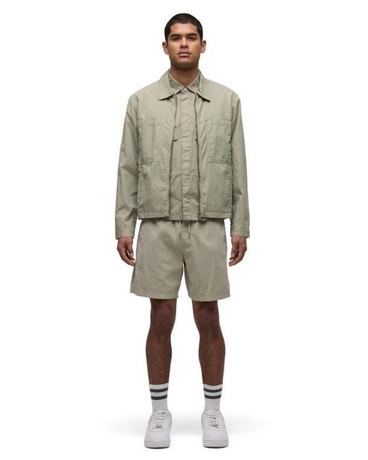 Hudson Natural Cotton Blend Drawstring Shorts for men