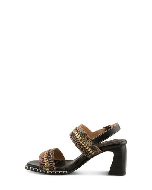 Spring Step Metallic Starstud Slingback Sandal