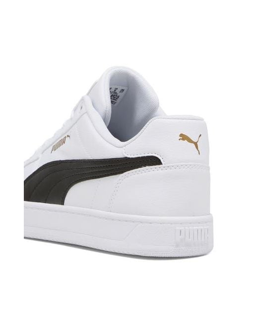 PUMA White Caven 2.0 Sneaker for men