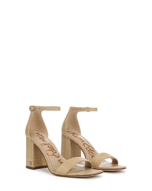 Sam Edelman Natural Daniella Ankle Strap Sandal