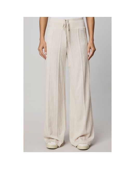 Splendid Multicolor Cable Drawstring Wide Leg Pants