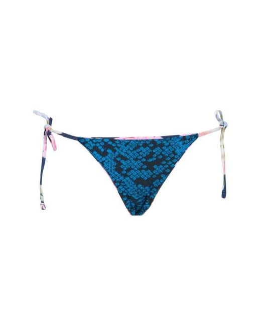Maaji Blue Sunning Reversible Bikini Bottoms