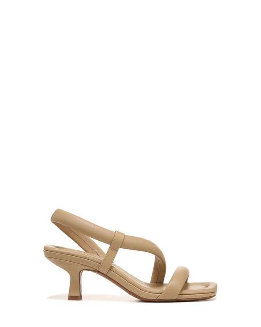 Vince Metallic Coline Kitten Heel Sandal