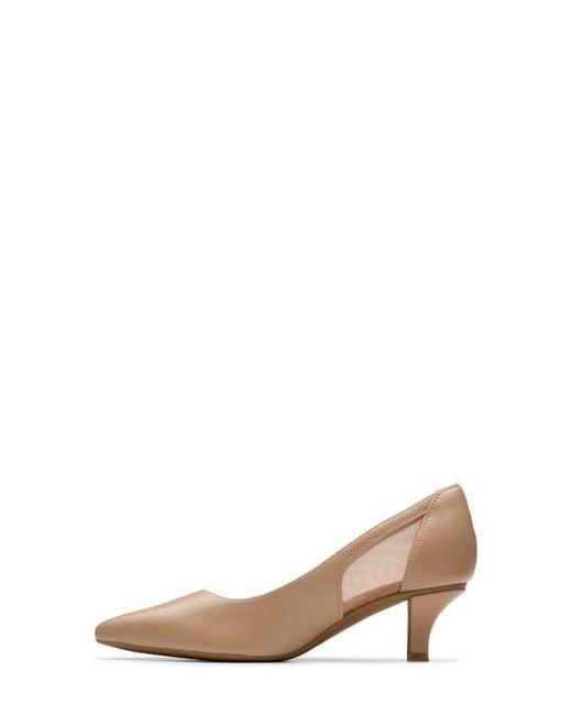 Clarks Natural Kepley Cora Pointed Toe Pump
