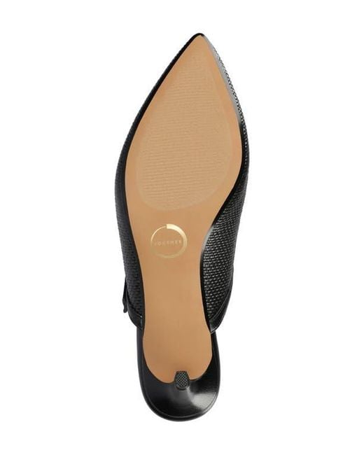 Journee Collection Black Tiffee Pump