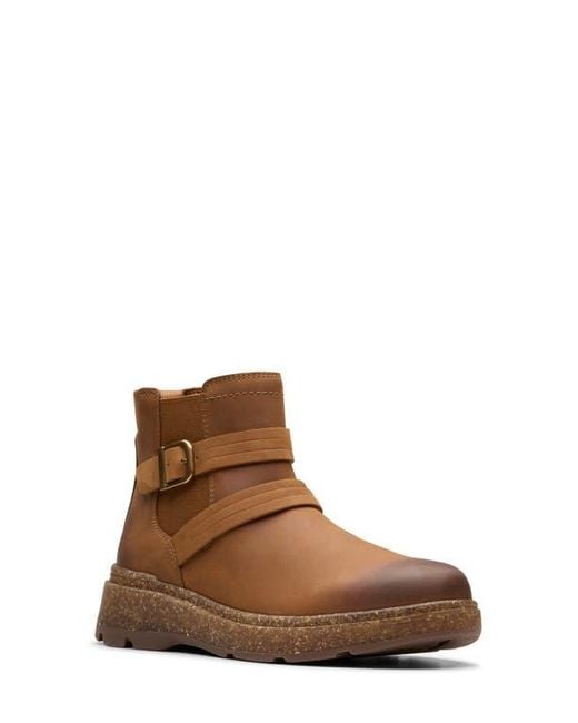 Clarks Brown Noralyn Strap Boot