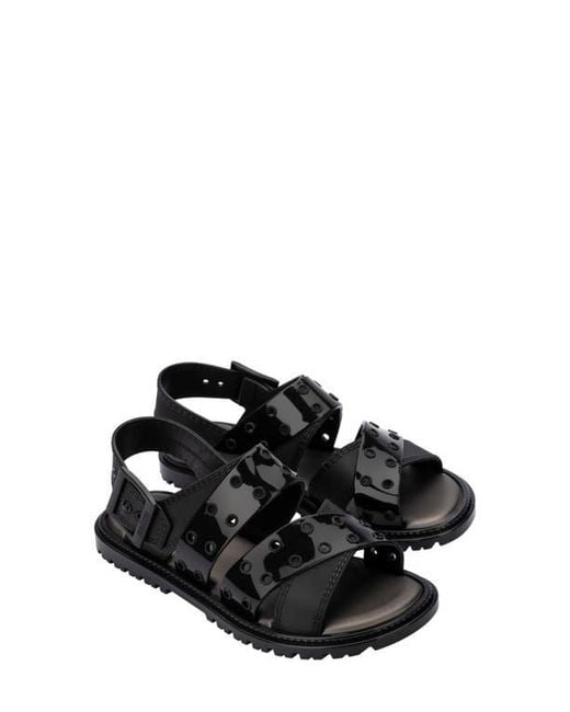 Melissa Black Lock Sandal