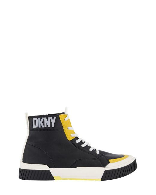 DKNY Blue Zip High Top Sneaker for men