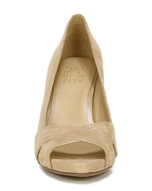 Naturalizer Odetta Open Toe Pump | Lyst