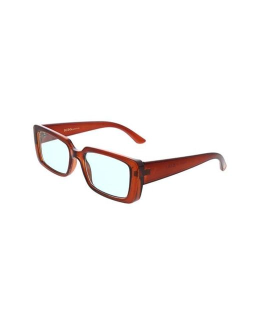 BCBGeneration Brown 54Mm Rectangular Sunglasses