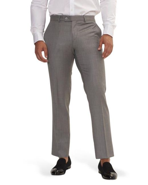 Ron Tomson Gray Super 120S Merino Wool Tuxedo for men