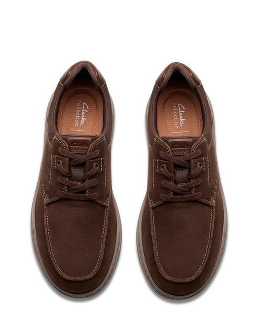 Clarks Brown Craftwell Moc Derby for men