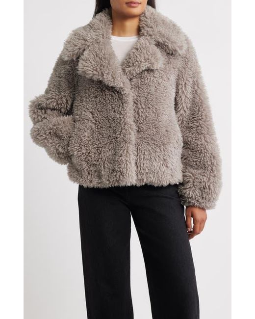 Sam Edelman Jacket Sam Edelman Short Faux Fur Jacket | Lyst
