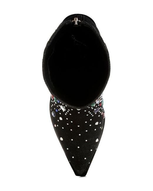 LONDON RAG Black Starlit Bootie